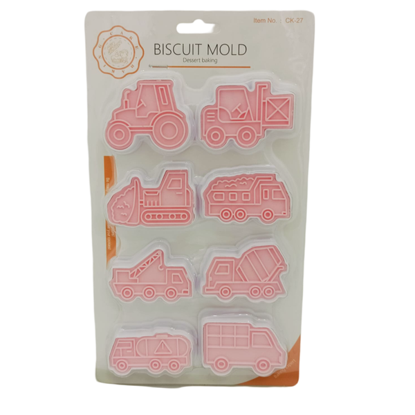 Construction Theme Biscuit Cutter - Press Set