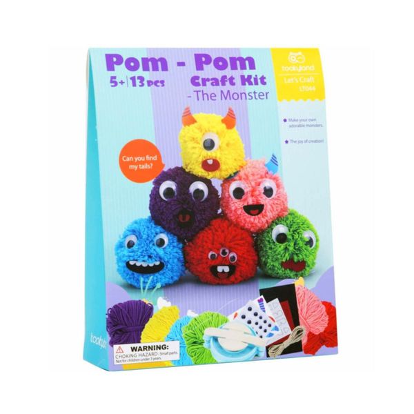 Pom Pom Craft Kit - The Monster