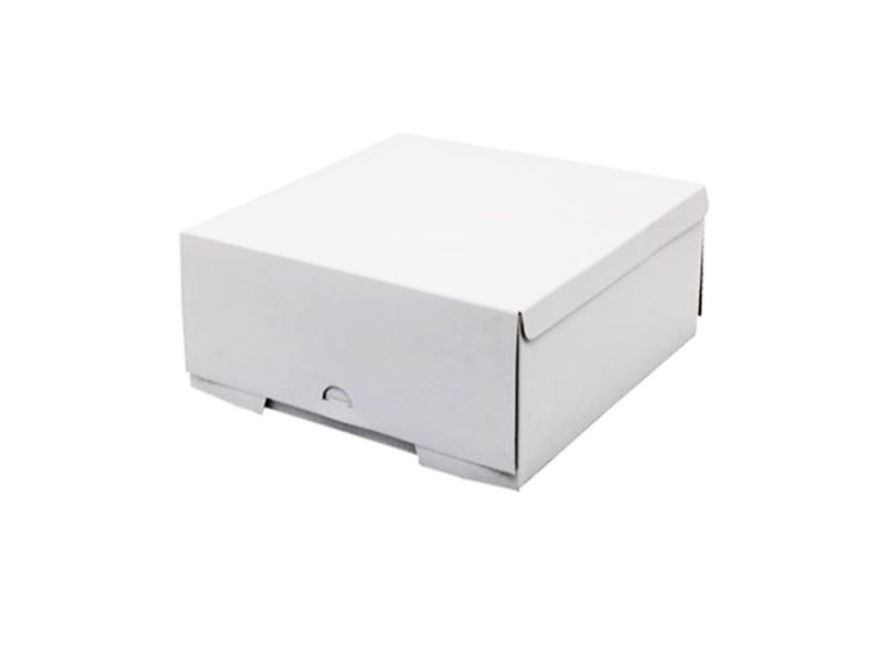 11 x 11 x 5 - Cake or Takeaway Box - 100 Units - White
