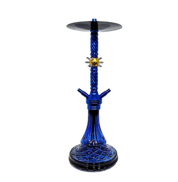 Onyx Shisha 2 Pipe - Blue