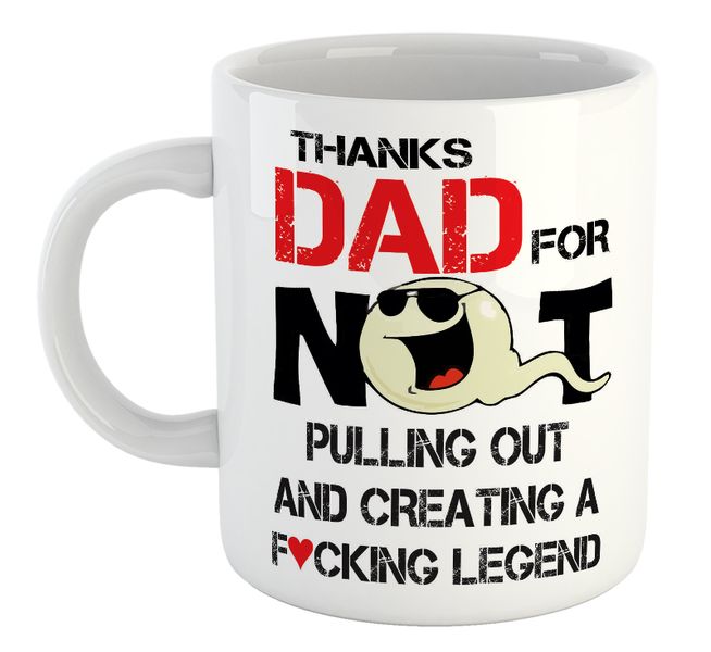 Thanks Dad For Creating A Legend Birthday Christmas Father's Day Gift Mug