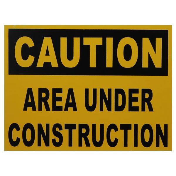 Under Construction Metal Board Sign 189