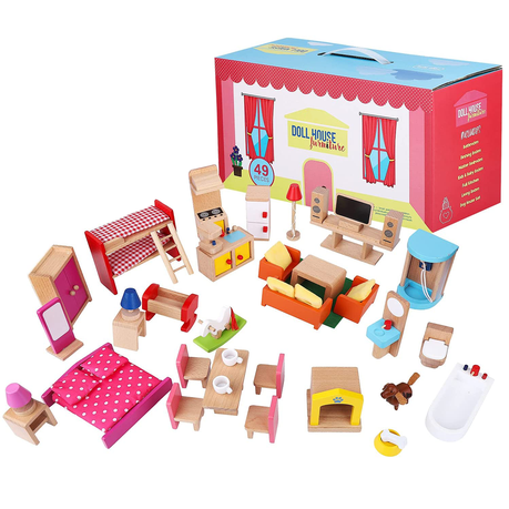 cheap dolls house furniture sets