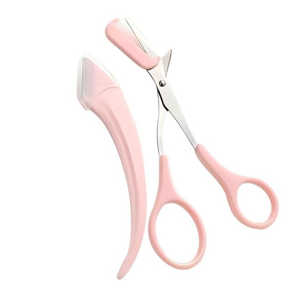 Eyebrow Razor and Eyebrow Scissors- Pack of 3