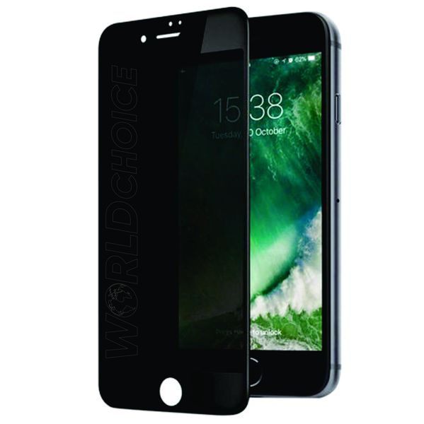 World Choice Privacy Anti Spy Tempered Glass Screen Protector iPhone 8 Plus