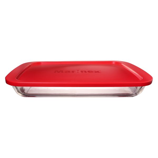 Marinex - Rectangular Roaster with Plastic Lid - 2.9 Liters