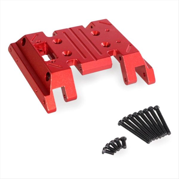 Aluminum Alloy Upgrade Gearbox Bottom Plate Red Rear Plate