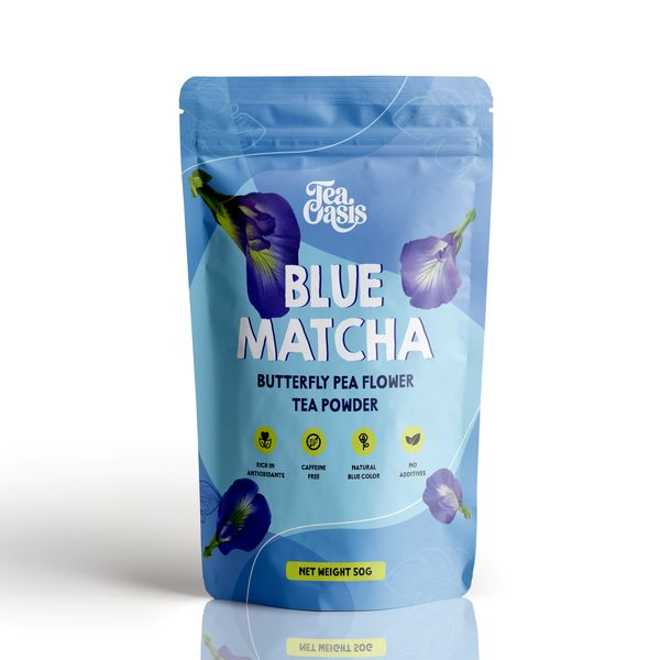 Tea Oasis 100% Organic Blue Matcha Tea