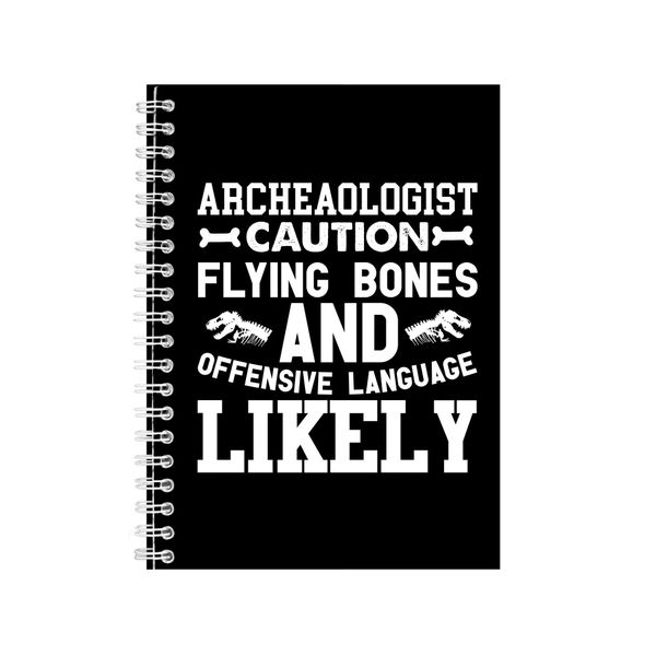 Archaeologist Wire Bound Notebooks Archeology Gift Idea Writing Books Notepad