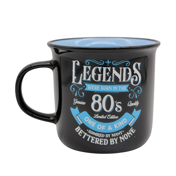Legends Mug - Decade: 1980's - Blue