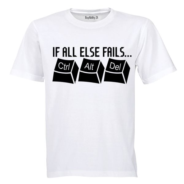 Alt - Del - Mens - T-Shirt - White image