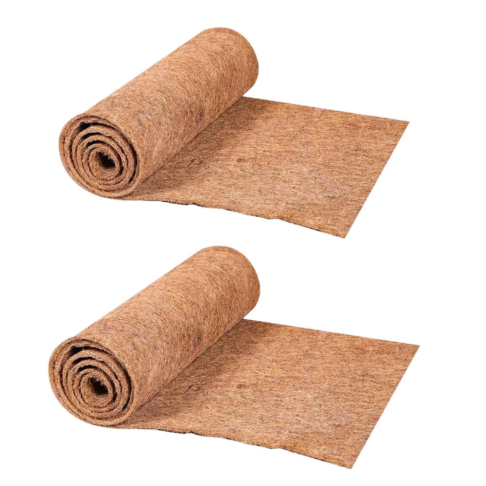 Home garden decor coconut mat liner plants reptile flowerpot set