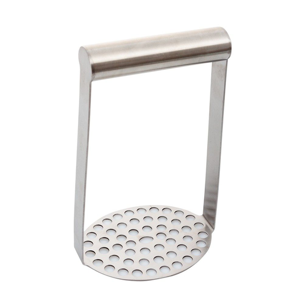 1-Piece Stainless Steel Potato Masher with Horizontal Handle