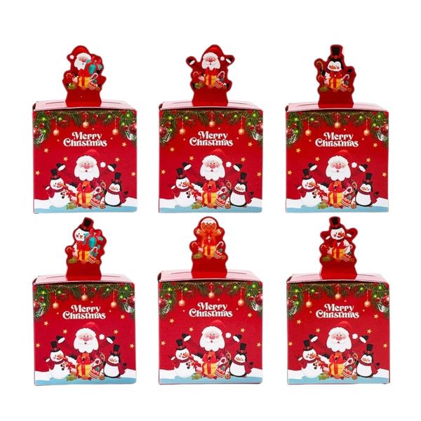24-Piece Christmas Themed Treat &amp; Gift Boxes - Red