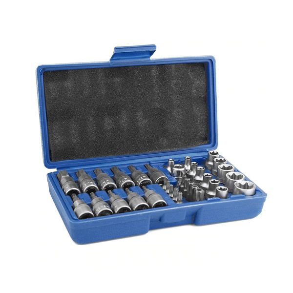 34 Pieces 3/8 Drive Star Male female Bit LPD 0002