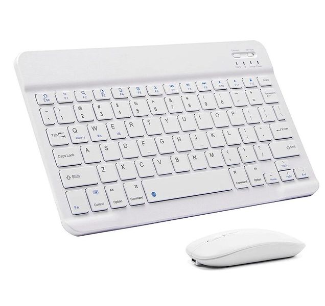 Portable Ultra-Slim Wireless Keyboard and Mouse Set