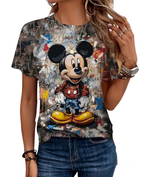 Women's Mickey Mouse Short Sleeve T-Shirt