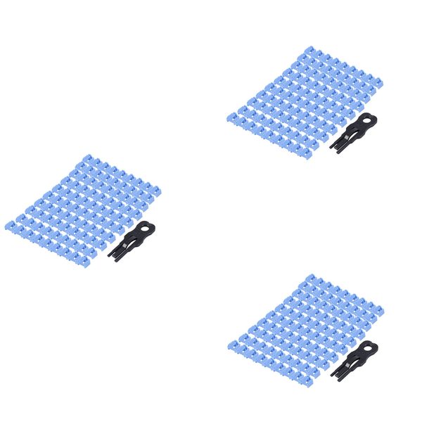 100 Pcs Rj45 Port Hub Anti Dust Cover With Proprietary Lock And Key