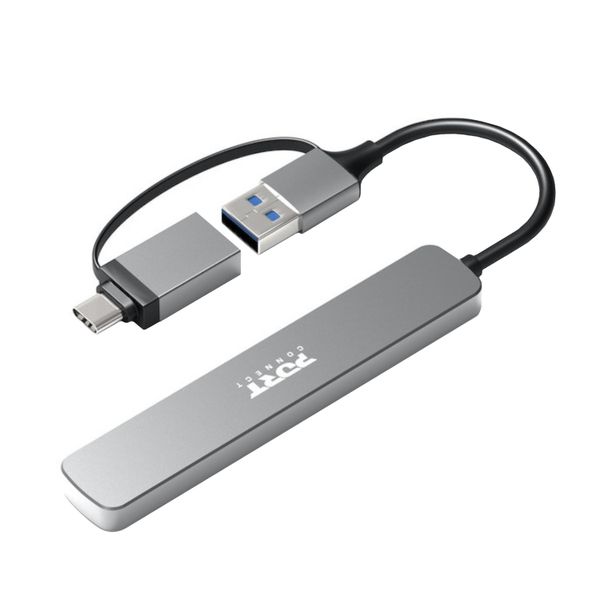 Port Connect USB Type-C to 4-port USB-A 3.0 5Gbps HighSpeed Hub