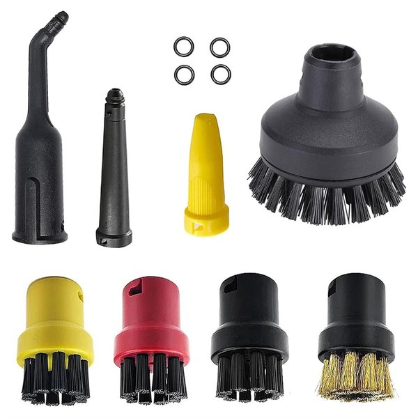 12 Pieces Brush Steam Cleaner Accessories Compatible with None