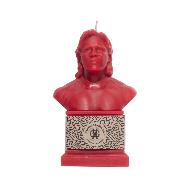 Mzansi Candle Co. Faf de Klerk Red Candle, Large ,21cm, 850 Grams