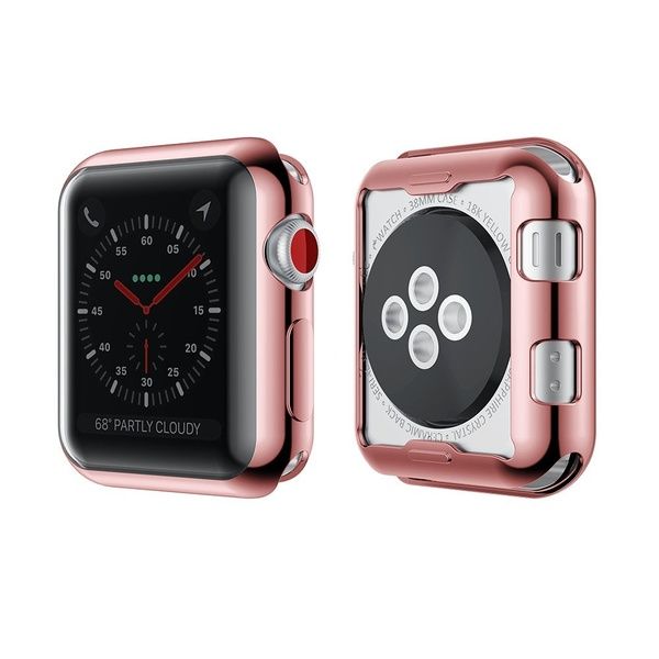 All-around Protective Case for Apple iwatch - Rose Pink (38mm)