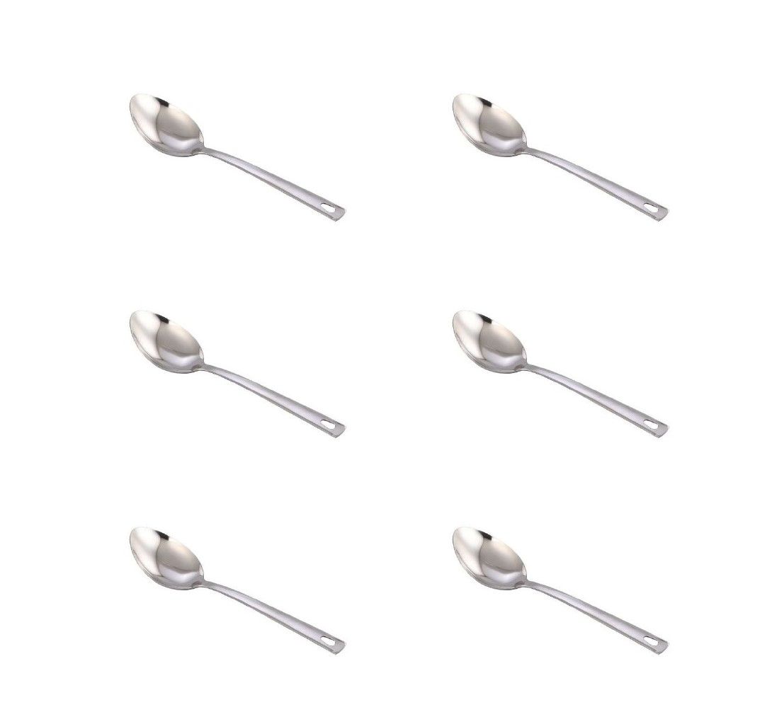 Stainless Steel Serving Spoon Set of 6 Shop Today. Get it Tomorrow!