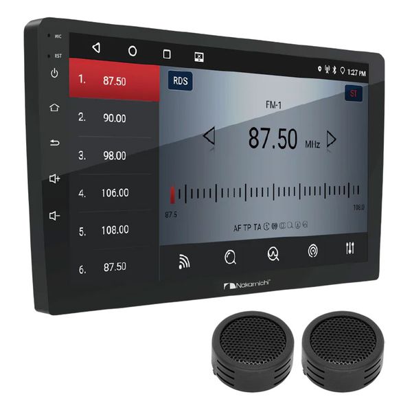 Nakamichi - Android Auto/Apple CarPlay Media Player and Evo Tweeters
