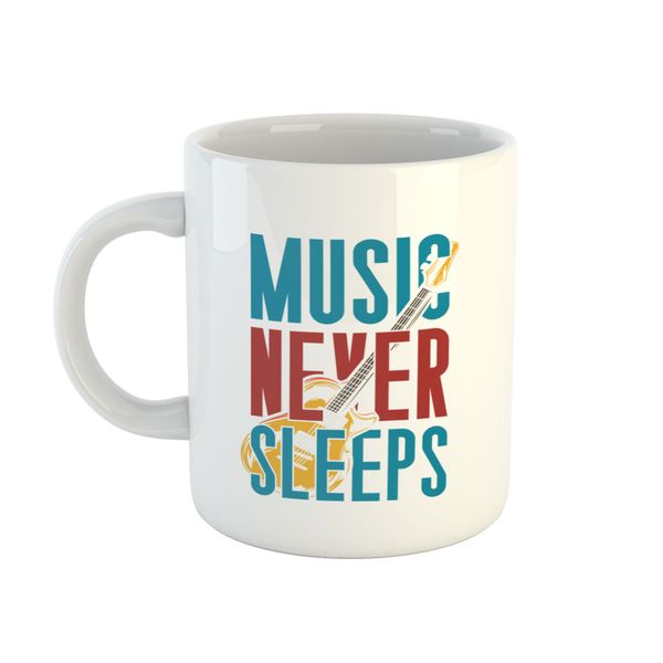 Music Mug - Music Never Sleeps