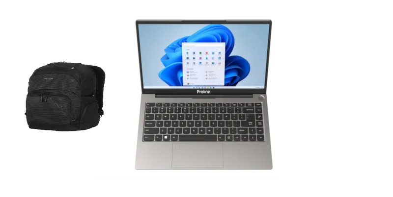 Proline V146 Core i7 16GB 512GB SSD 14.1" Notebook + external 120GB + Bag