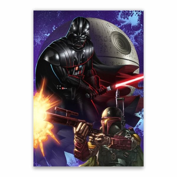 Darth Vader And Boba Fett Poster - A1