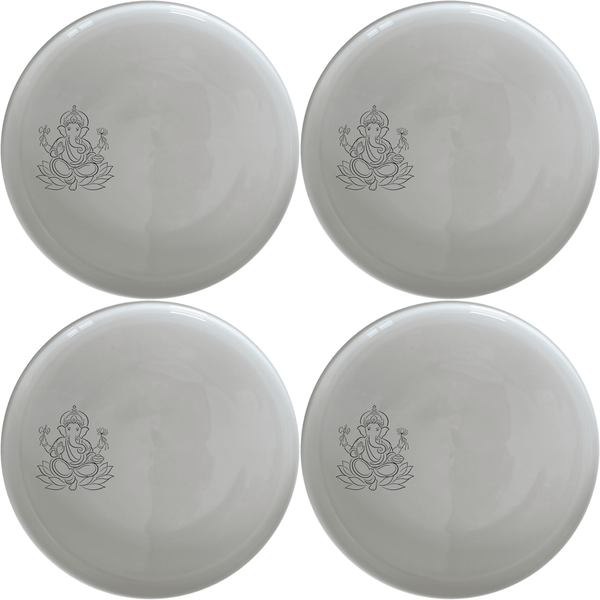 Lord Ganesha Hindu God Dinner Plate Set of 4 - Range 1