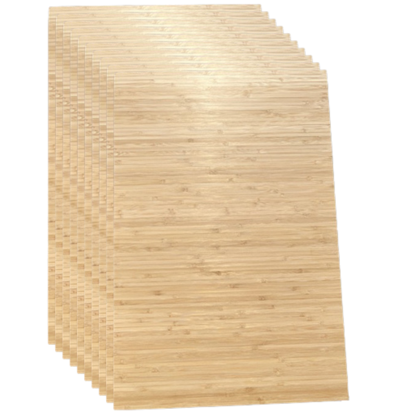 Bamboo wood Sheets 3mm - 60 × 80 cm (10 Pack) | Laser Cutting &amp; Craft Wood