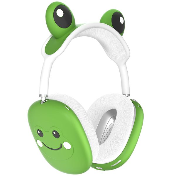 Cute Frog Silicone Headphones Covers Set Compatible with Apple AirPods Max