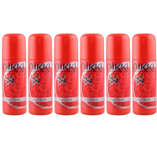 Nikki Long Lasting Anti-Perspirant Roll On 50ml - That's Me Pack Of 6