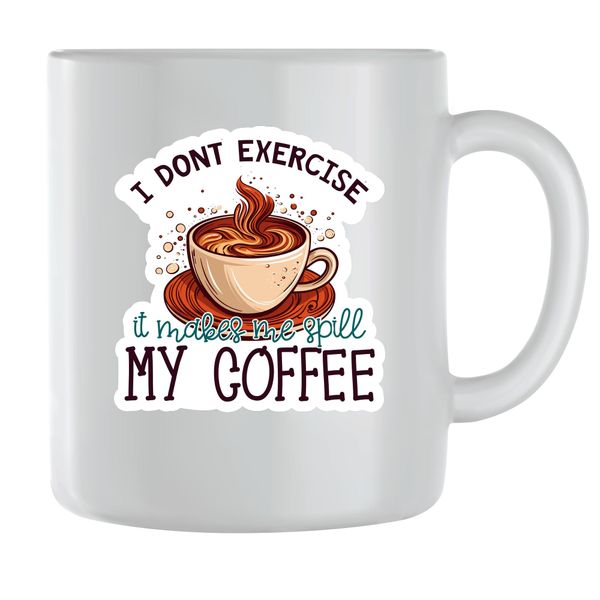 Exceercise Coffee Mugs for Men Women Trendy Graphic Sayings Cups Present119