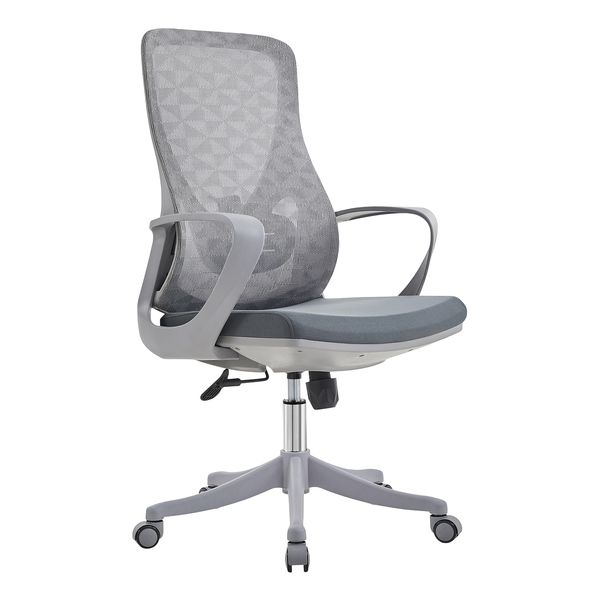 NOVOGRACZ Office LANAI Ergonomic Modern Mesh Office Chair - Pearl Grey