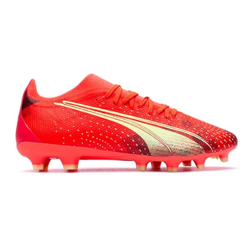 Puma Men's ULTRA Match Firm/Artificial Ground Football Boots - Fiery ...