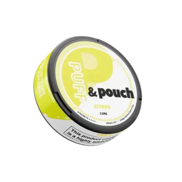 Puff &amp; Pouch Citrus 12mg