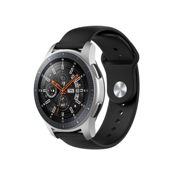 Black Silicon Band Strap for Samsung Galaxy Watch - 20mm