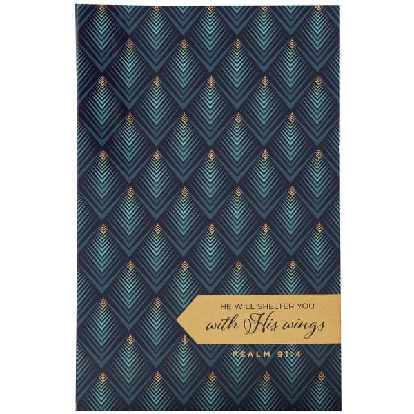 He Will Shelter You With His Wings Psalm 91:4 (Flexcover Journal)