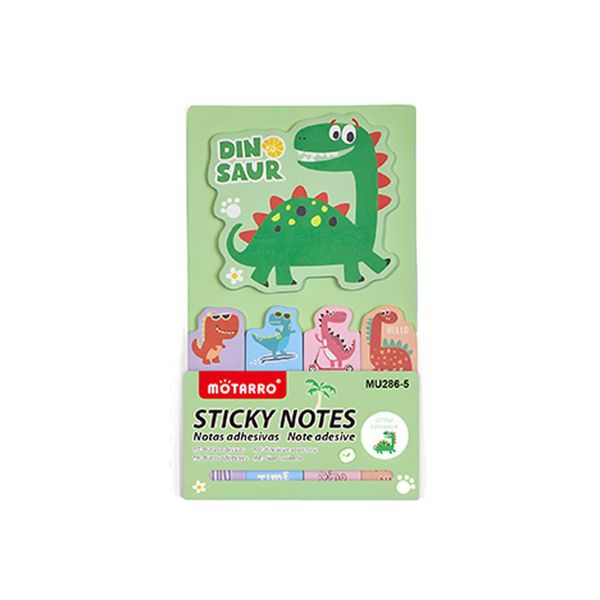 10 Pack Quality Different Cute Dinosaurs Sticky Notes