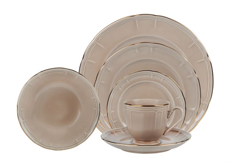 Noritake Provence Ash Taupe 36 Piece Dinner Set