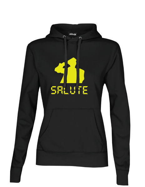 Salute Ladies Essential Hooded Sweater (E5E416 - Solid)