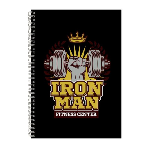 Iron Man Notebook Fitness Gift Idea A4 Notepad 128