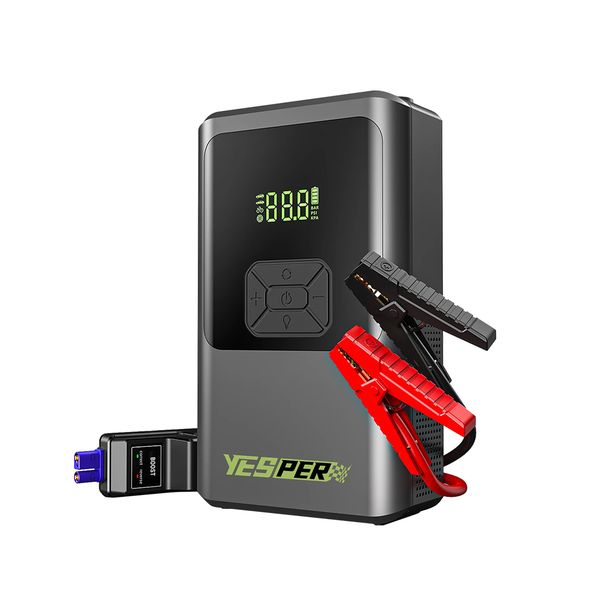 Yesper M2 Pro Jump Starter 10000mAh with Power Bank &amp; LED Light