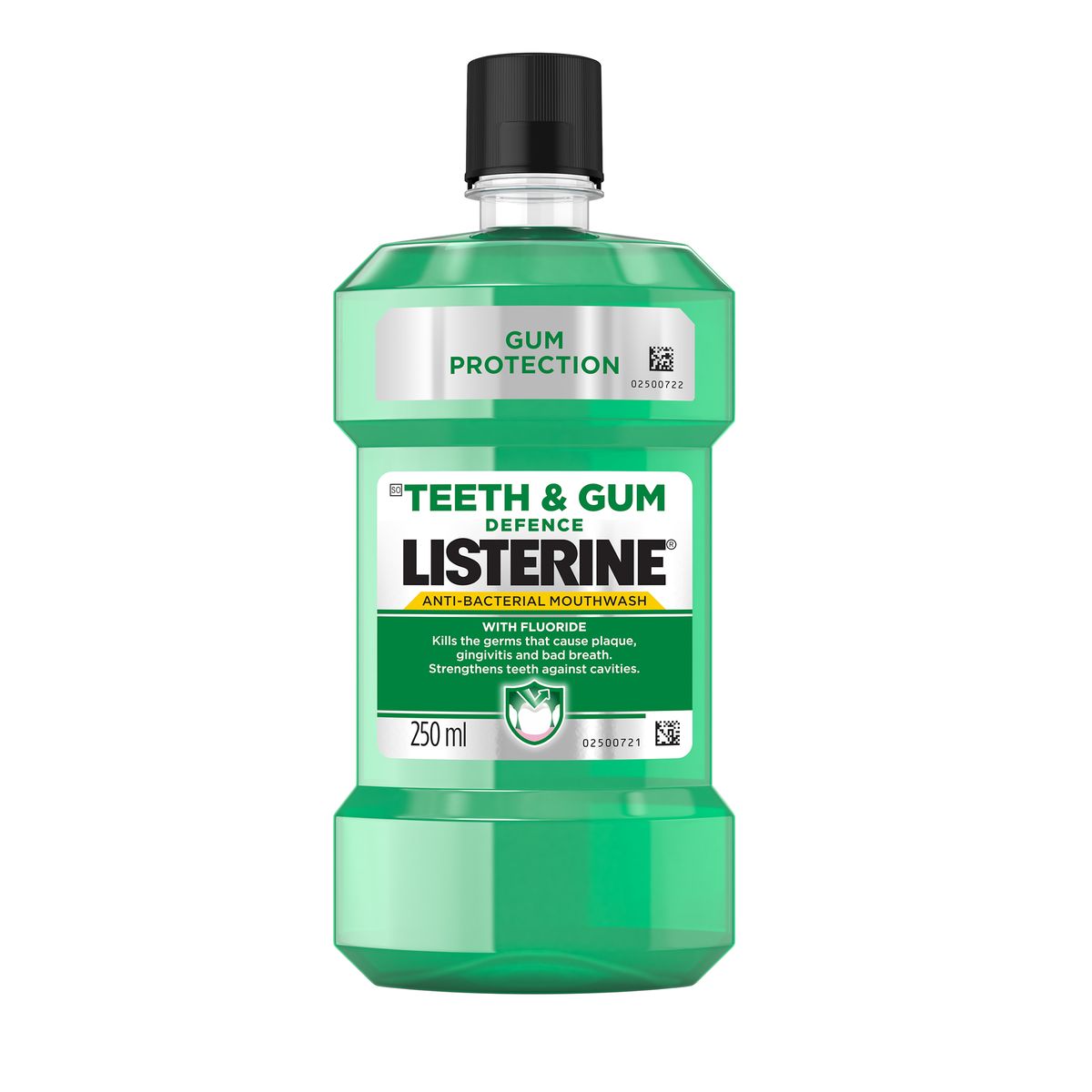 Listerine Anti-Bacterial Mouthwash Teeth & Gum Defence - 250ml | Shop