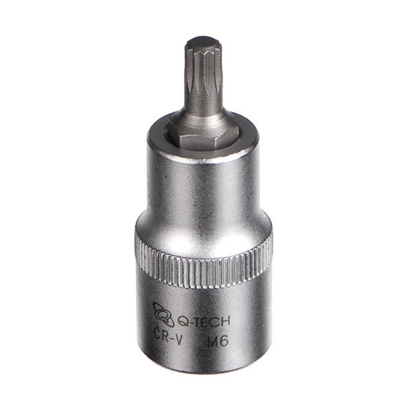Q-Tech Spline Bit Socket M6