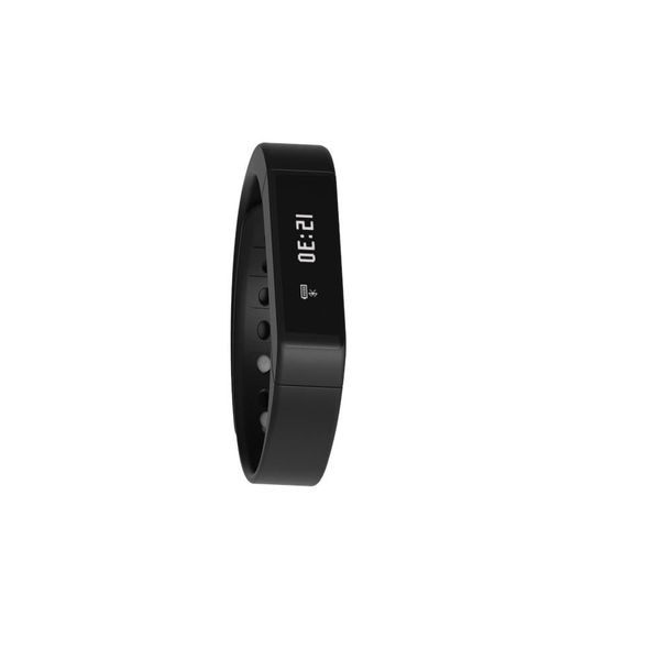 IP67 Bluetooth Smart Fitness Bracelet Watch - Black