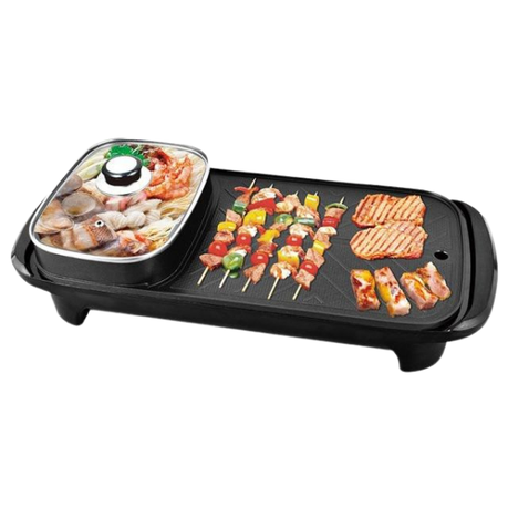 Sokany electric baking pan,inapika na kuchoma mishikaki n.k 1350W